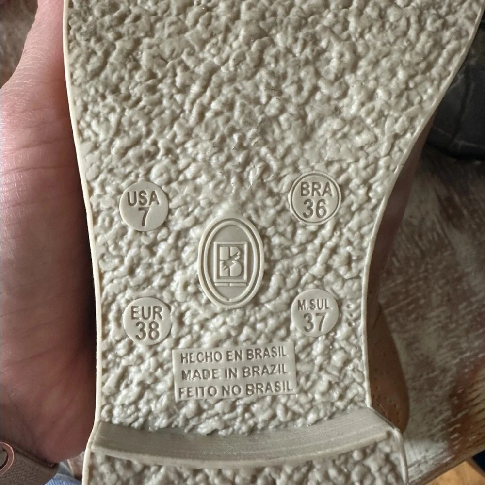 Anthropologie Chelsea Crew Brown Leather slip on oxfords - Picture 4 of 10